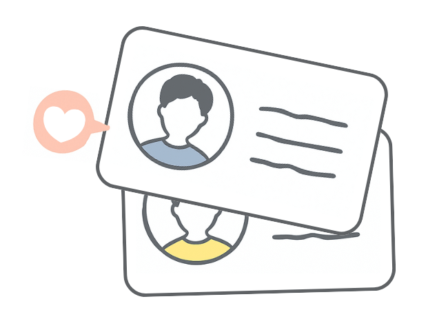 結婚相談所の会員プロフィールイメージ画像