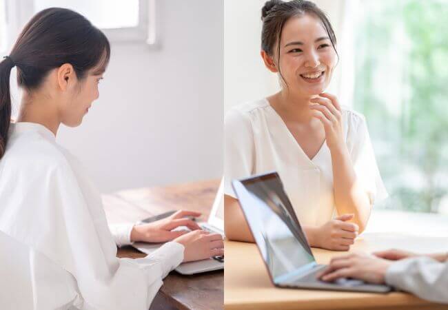 神戸の結婚相談所Aimarryのオンラインコースとスタンダードコースふたつの料金プランイメージ